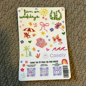 Fun on weekdays Casely stickers